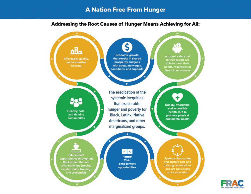 Addressing Root Causes of Hunger Infographic